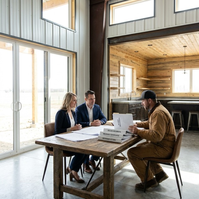 barndominium builder vetting Maine - licensing, insurance, and reference checks