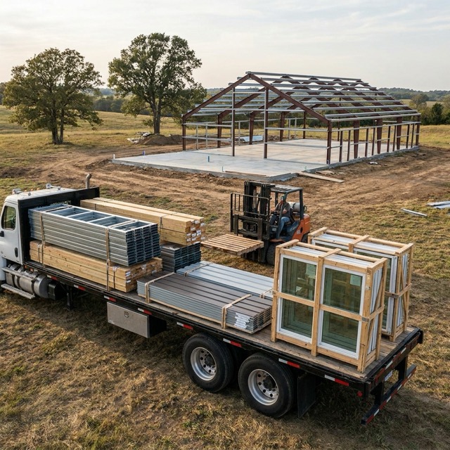 barndominium kits Tennessee - what is included and delivery timeline