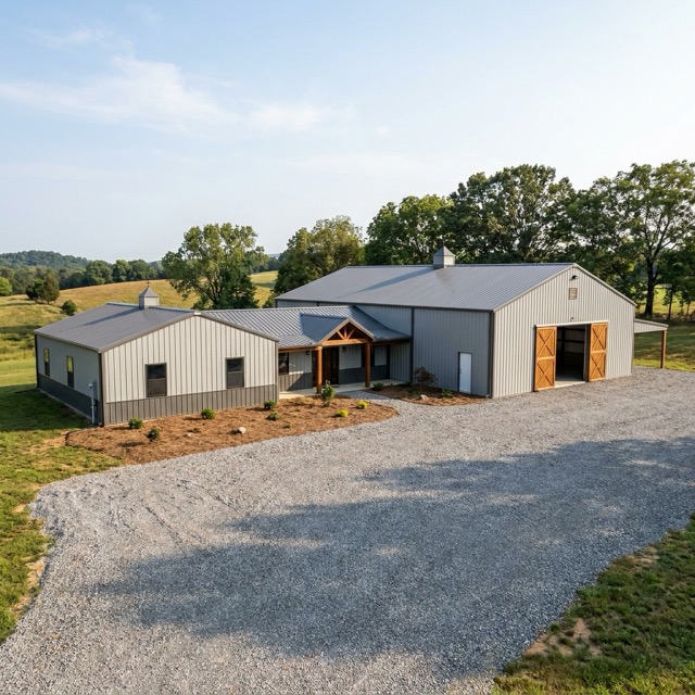 barndominium kit prices Tennessee - cost by size from 30x40 to 60x100