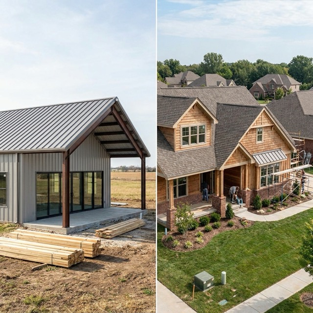 barndominium vs traditional home Hawaii - cost, durability, and timeline comparison