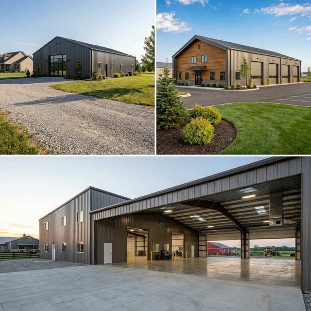 barndominium shop design Washington - 40x80, 50x80, 60x100 configurations