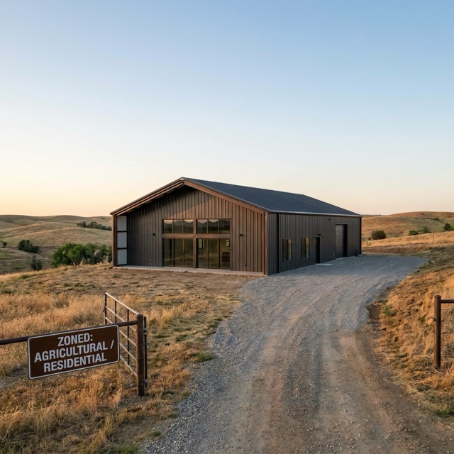 can you build a barndominium Nevada - zoning by county and land type